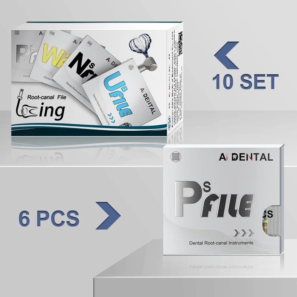 AI-PS loving File USA original model Root Canal Instrument Compatible PathFil System for Endo motor 25mm 6pcs/pack 10 sets/box