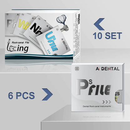 AI-PS loving File USA original model Root Canal Instrument Compatible PathFil System for Endo motor 25mm 6pcs/pack 10 sets/box