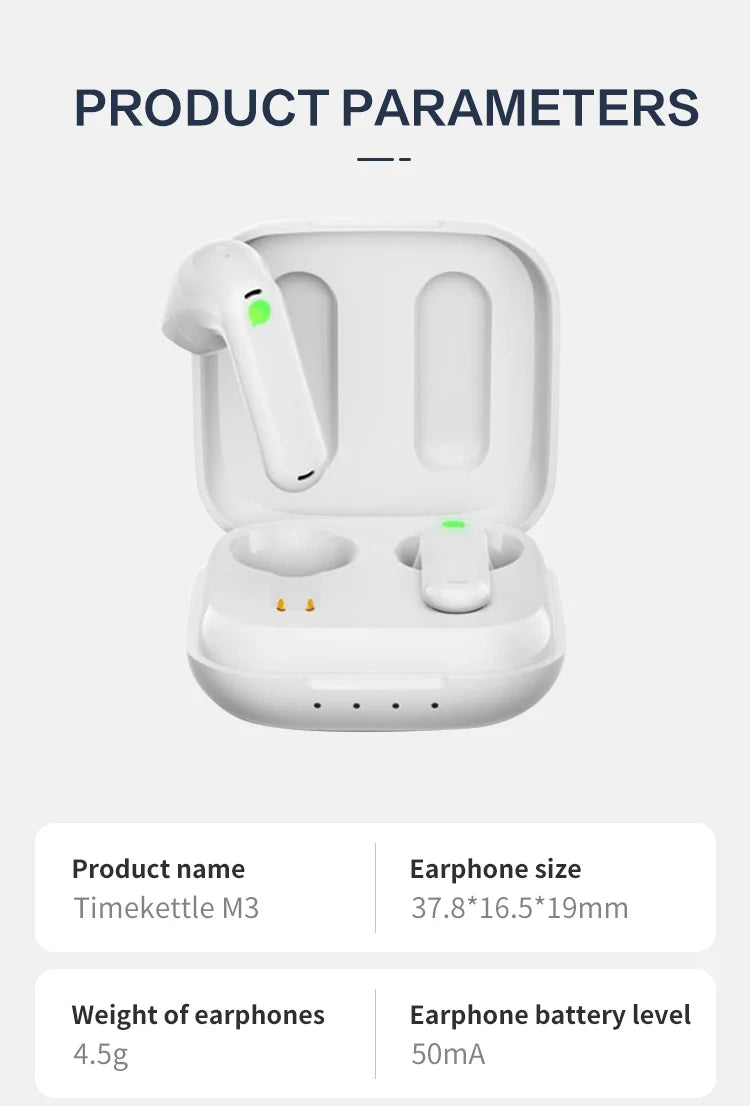 Timekettle WT2 Edge/W3 Tradutor Simultâneo Fones de ouvido Voz Multi Idiomas Traduzir fone de ouvido para reuniões de viagens de
