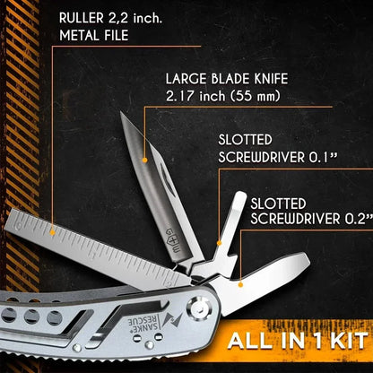 Multi-Tool Multi-Tool Alicates 24 in 1 with Professional Multi-Tool for Survival, Camping and Hunting, Gifts for Men, Dad, Husba