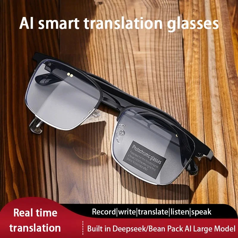 Xiaomi Intelligent Ai Translation Glasses Headphones Interpretation Sunglasses 144 Language Real-time Conference Tool