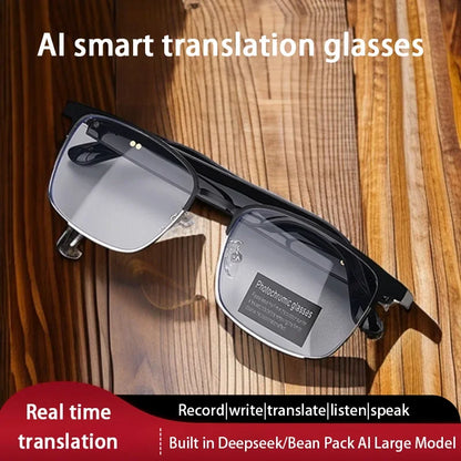 Xiaomi Intelligent Ai Translation Glasses Headphones Interpretation Sunglasses 144 Language Real-time Conference Tool