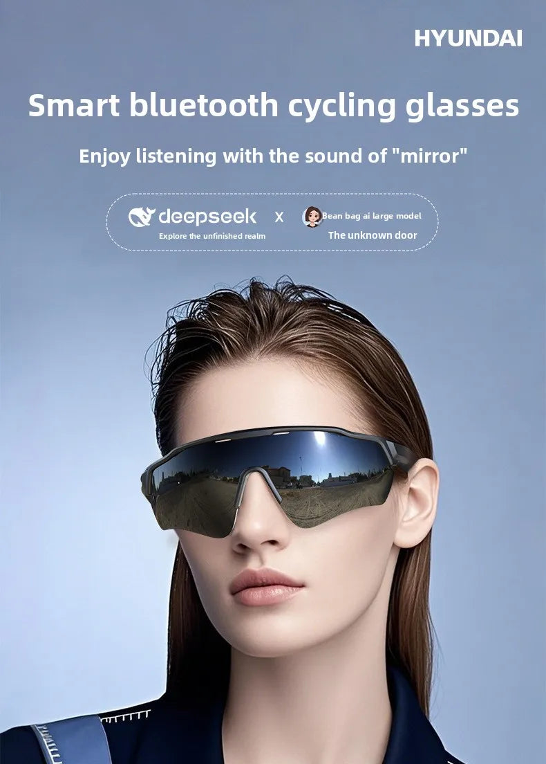 Intelligent  AI glasses Simultaneous Interpretation Real-Time Translation for Listen Speak Music Earphone Sun Cycling Glass
