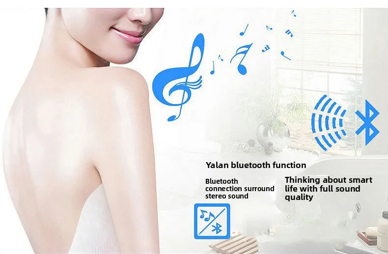 Round Mirror Wall-mounted Smart Bathroom Mirror Led Touch Screen High Definition Anti-fog Luminous Wall-mounted Mirror