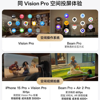Air full series Air2pro smart AR glasses portable giant screen viewing with space projection smart electricity