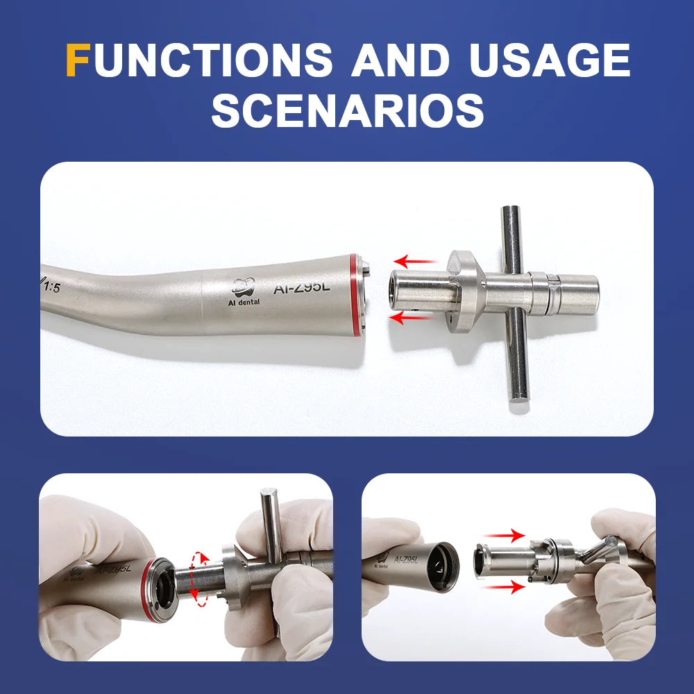 Dental Professional Repair Kit Low Speed/High Speed Handpiece/Accessories Card Key AI-MF-TOOL/AI-CA-TOOL/AI-AT-TOOL