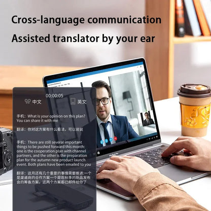 Xiaomi Intelligent Ai Translation Glasses Headphones Interpretation Sunglasses 144 Language Real-time Conference Tool