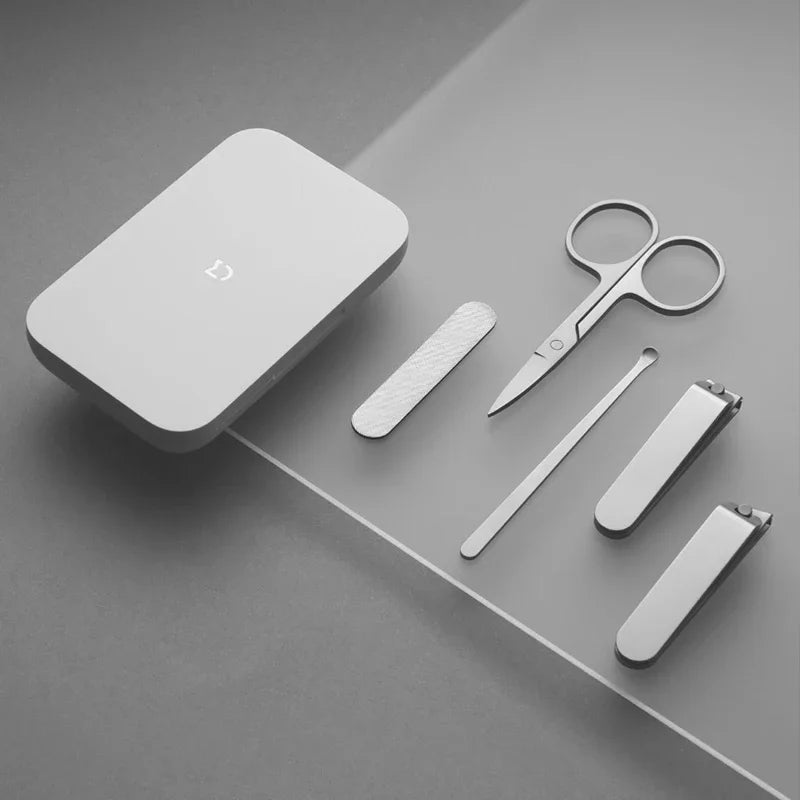 5 in 1 Xiaomi Mijia Nail Clippers Tool Set Pedicure Care Clipper Earpick Nail File Professional Beauty Tools Nail Cutter Trimmer