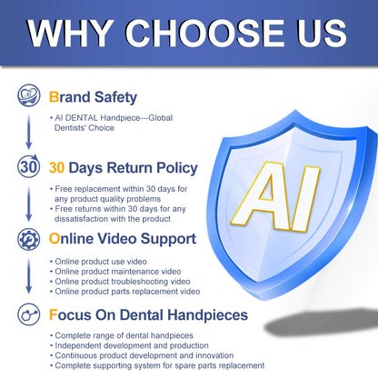 Dental Professional Repair Kit Low Speed/High Speed Handpiece/Accessories Card Key AI-MF-TOOL/AI-CA-TOOL/AI-AT-TOOL