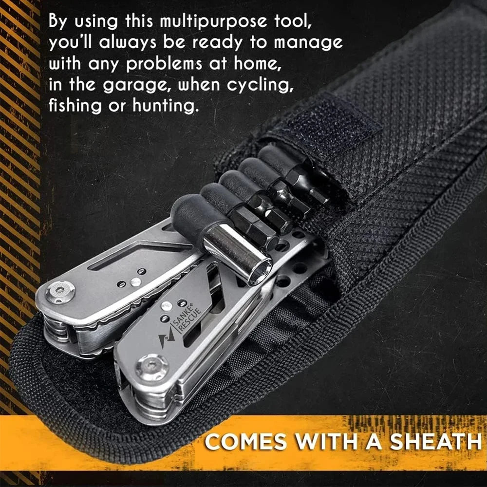 Multi-Tool Multi-Tool Alicates 24 in 1 with Professional Multi-Tool for Survival, Camping and Hunting, Gifts for Men, Dad, Husba