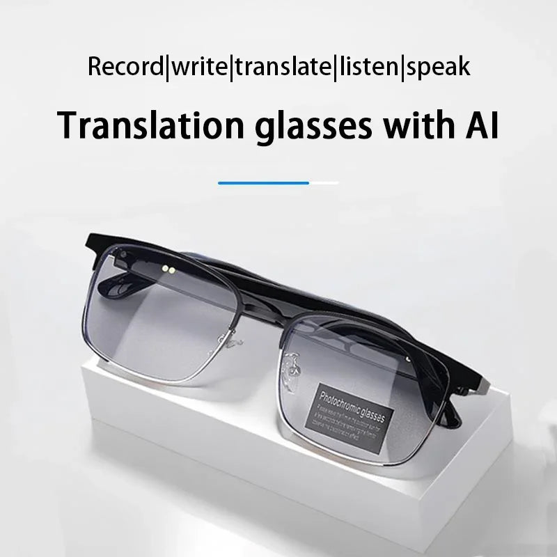 Xiaomi Intelligent Ai Translation Glasses Headphones Interpretation Sunglasses 144 Language Real-time Conference Tool