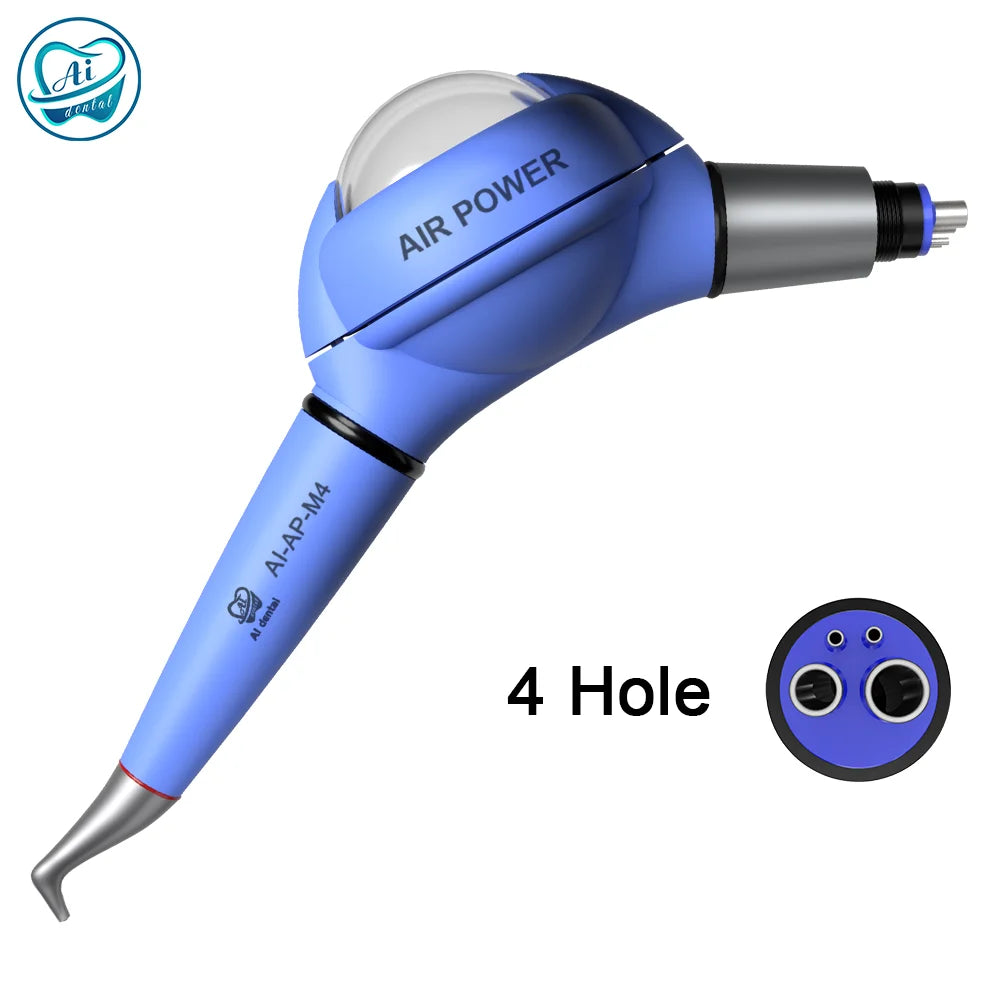 AI-AP Dental Air Power Prophy Polishing System Jet Teeth Whitening Handpiece Internal Water Sandblasting Polisher Gun Intraoral