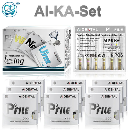 AI-PS loving File USA original model Root Canal Instrument Compatible PathFil System for Endo motor 25mm 6pcs/pack 10 sets/box
