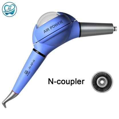 AI-AP Dental Air Power Prophy Polishing System Jet Teeth Whitening Handpiece Internal Water Sandblasting Polisher Gun Intraoral
