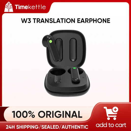 Timekettle WT2 Edge/W3 Tradutor Simultâneo Fones de ouvido Voz Multi Idiomas Traduzir fone de ouvido para reuniões de viagens de